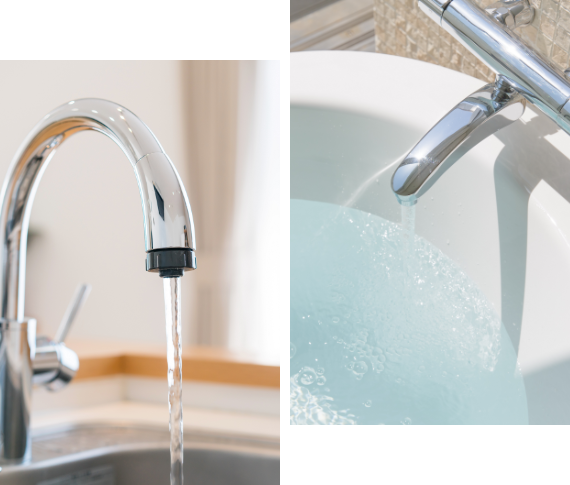 一般家庭でのエネルギー使用率割合は給湯が3割を占めています。